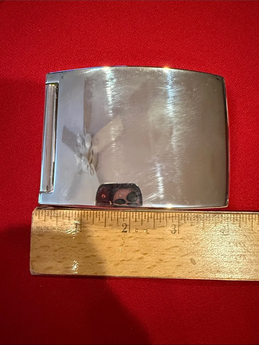 Silver Compact Photo Frame & Calendar from Bergdorf Goodman new used